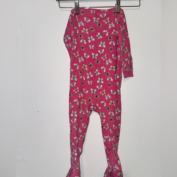🎉Fuchsia Butterfly Footie - Picture 3 of 3